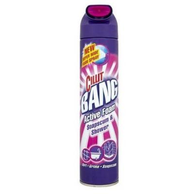 Cillit Bang Active Foam Soapscum and Shine Cleaning Solution 600ml 95138 | 2x Faster Coverage