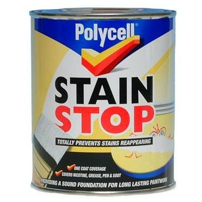 Polycell Stain Stop White 1-Ltr 5077779
