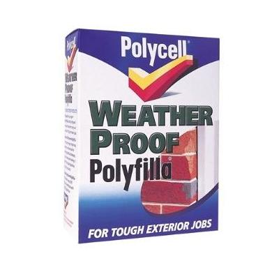Polycell Exterior Weatherproof Polyfilla Powder White 1.75Kg 5084943