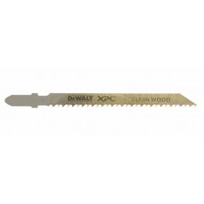 Dewalt Bi-Metal XPC T101B Jigsaw Blades For Wood Metallic Silver 170 x 10 x 75mm 5Pk DT2205QZ 