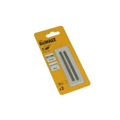 Dewalt TCT Reversible Planer Blades Metallic Silver 80mm 2Pk DT3901QZ 