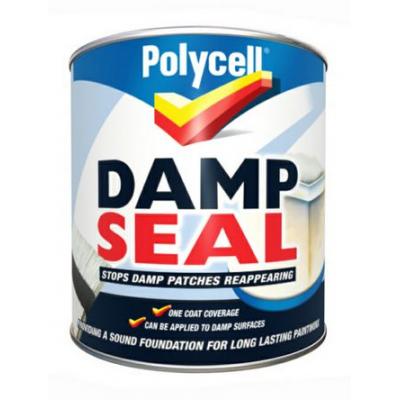 Polycell One Coat Damp Seal Paint White 500ml 5093042