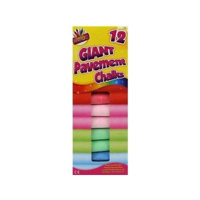 Tallon Twelve Giant Pavement Chalks Assorted Colors 5350