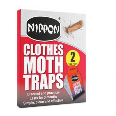 Nippon Clothes Moth Traps Twin Pack