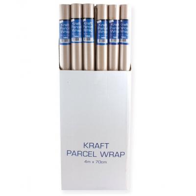 Tallon Just Stationery Parcel Craft Wrap Brown 4m x 70cm 1277
