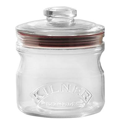 Kilner Push Top Glass Jar Clear 0.65Ltr 0025.461