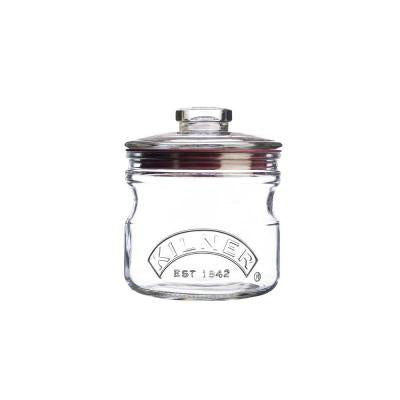 Kilner Push Top Glass Jar Clear 0.65Ltr 0025.461