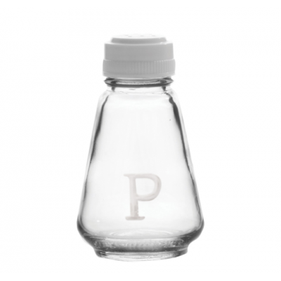 Ravenhead Essential Embossed Pepper Logo Glass Storage Dispenser Clear 0040.874