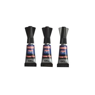 Henkel Loctite Super Glue Gel Mini Trio 1g Pack of 3 1885734 | Rubber Infused Formula | Extra Strong and Flexible