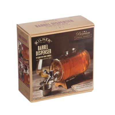 Kilner Barrel Dispenser With Stand Clear 1Ltr 0025.793