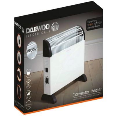 Daewoo Electricals Portable Convector Heater White 2000W