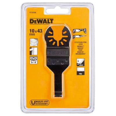 Dewalt Multi-Tool Fit 16 TPI Wood Detail Blade Black 10mm x 43mm DT20706