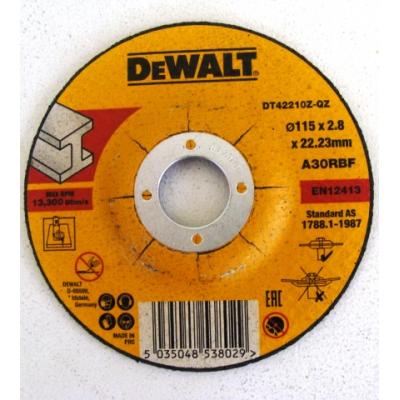 Dewalt Metal Cutting Disc 115mm x 2.8mm x 22.23mm DT42210Z-QZ