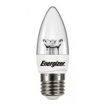 Energizer Non-Dimmable E27 LED Candle Bulb Clear 5.9W 38mm x 109mm
