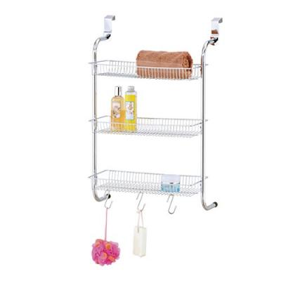 Bravo Nippon Three-Tier Wall Mountable Shower Rack Chrome 46.5cm x 24.5cm x 68.5cm BN1167
