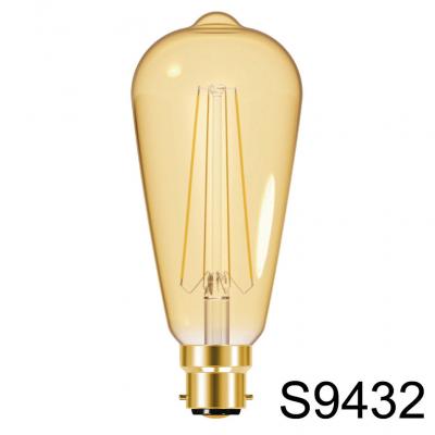 Energizer BC B22 ST64 LED Filament Energy Saving Light Bulb Warm White 20cm x 7cm x 20cm 5W S9432