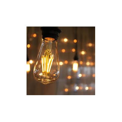 Energizer BC B22 ST64 LED Filament Energy Saving Light Bulb Warm White 20cm x 7cm x 20cm 5W S9432