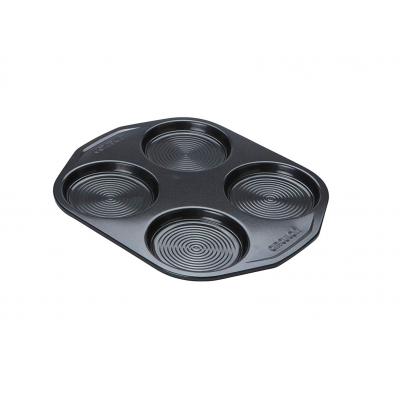 Circulon Carbon Steel Ultimum 4 Cup Yorkshire Pudding Tin Black 29cm x 24.5cm x 1.5cm 46137