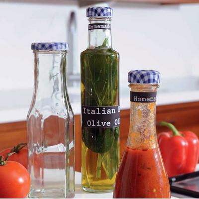 Kilner Round Twist Top Dressing Preserver Bottle for Condiments Dry Fruits and Herbs Clear 250ml 0025.573