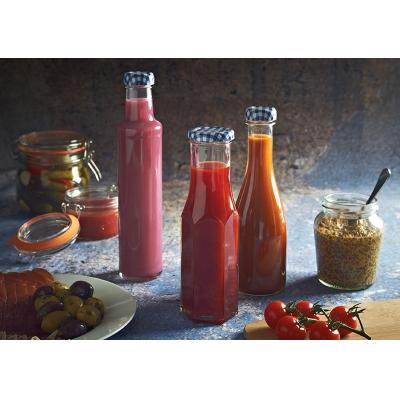 Kilner Round Twist Top Dressing Preserver Bottle for Condiments Dry Fruits and Herbs Clear 250ml 0025.573
