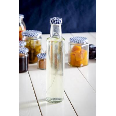 Kilner Round Twist Top Dressing Preserver Bottle for Condiments Dry Fruits and Herbs Clear 250ml 0025.573
