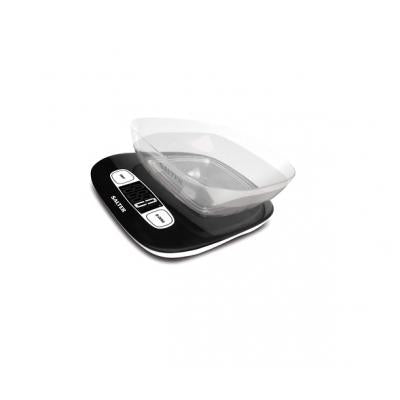 Salter Black Contour Digital Electronic Kitchen Scale with Aquatronic & Add & Weigh 'Zero' Functions 25cm x 22.5cm x 3cm 6Kg 1072 BKDR