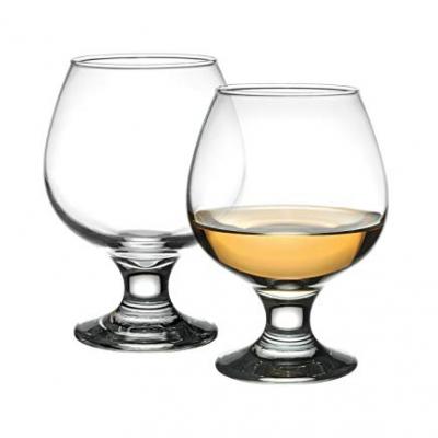 Ravenhead Essentials Brandy Glasses for Homes Offices Workshops Parties Functions Bars Pubs Hotels and Restaurants Clear 23cm x 13cm x 8cm 2Pk 0040.418