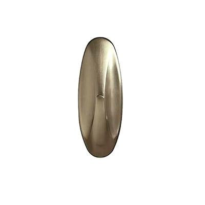 Command Faux Brushed Nickel Medium Self Adhesive Damage-Free Indoor Hanging Designer Hook Holds and Strips 1.3Kg / 3lb 17081BN