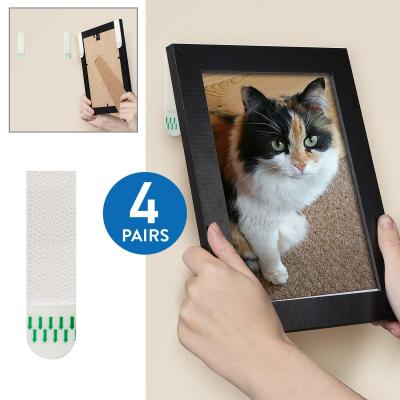 Command Value Pack Self Adhesive Damage-Free Interlocking Picture Hanging Strips White Small and Medium Set of 12-Pieces 17203