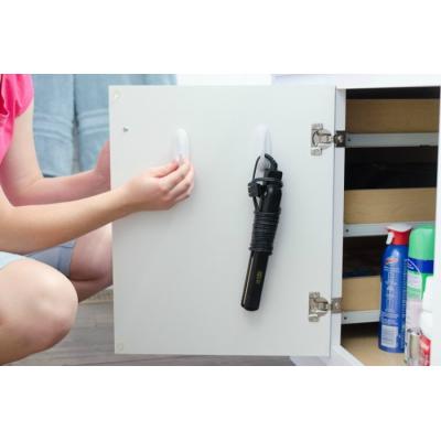 Command Self Adhesive Damage-Free Indoor Hanging Designer Hooks and Strips Holds and Strips White Small 450g/1lb 17082ES