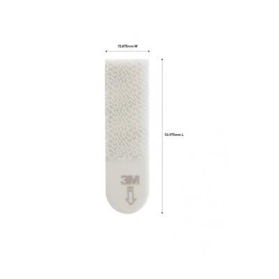3M Command Self Adhesive Damage-Free Interlocking Picture Hanging Removable Strips White Small Set of 4 17203-ES