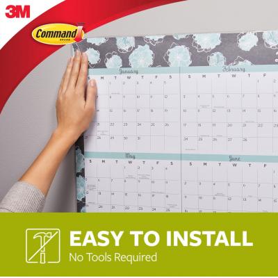 3M Command Self Adhesive Damage-Free Interlocking Picture Hanging Removable Strips White Small Set of 4 17203-ES