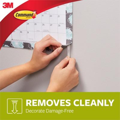 3M Command Self Adhesive Damage-Free Interlocking Picture Hanging Removable Strips White Small Set of 4 17203-ES