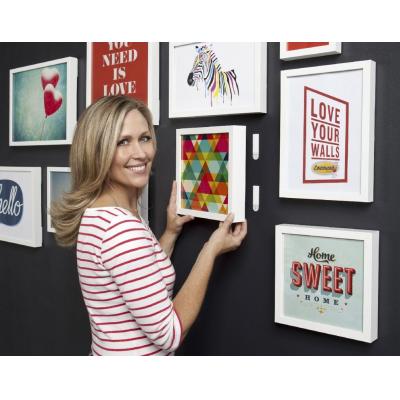 Command White Narrow Self Adhesive Damage-Free Picture Hanging Removable Strips Holds 12lbs/5.4Kg 17207-ES