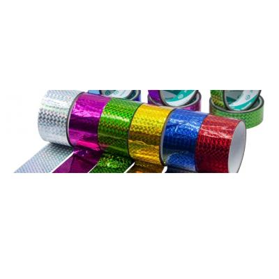 Tallon 6 Rolls Colourful Decorative Adhesive Glitter Holographic Tape Dispenser for Xmas Presents Crafts Scrap Book 3m x 12mm 8476