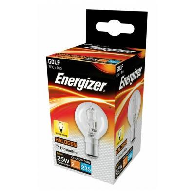 Energizer SBC B15 Energy Class D Dimmable Halogen Golf Bulb Warm White 20W 10Pk S11941