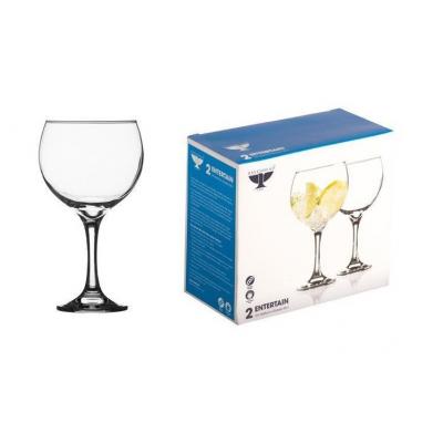 Ravenhead Entertain Transparent Durable Dishwasher Safe Gin Balloon Cocktail Glasses Set of 2 55cl 599g 22cm x 13cm x 20cm 0041.624