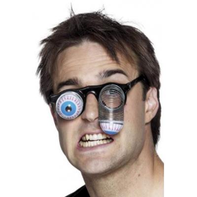 KandyToys Funny Jokes Unisex Pop Out Spring Eyeball Glasses Horror Terror Scary Halloween Party Prank Bag Filler Multicolour 50g 19cm x 17cm x 4.5cm TY2630