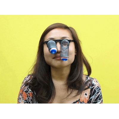 KandyToys Funny Jokes Unisex Pop Out Spring Eyeball Glasses Horror Terror Scary Halloween Party Prank Bag Filler Multicolour 50g 19cm x 17cm x 4.5cm TY2630