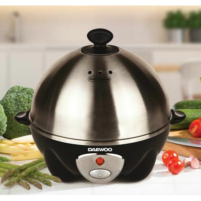 Daewoo Electricals Stainless Steel Seven Egg Cooker Boiler Steamer And Poacher 360W 650g 16cm x 16cm x 16.5cm SDA1194