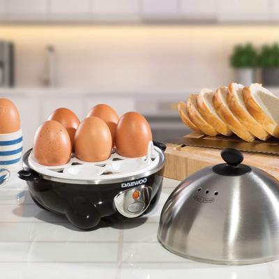 Daewoo Electricals Stainless Steel Seven Egg Cooker Boiler Steamer And Poacher 360W 650g 16cm x 16cm x 16.5cm SDA1194