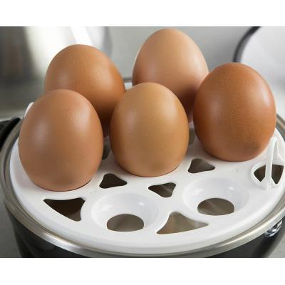 Daewoo Electricals Stainless Steel Seven Egg Cooker Boiler Steamer And Poacher 360W 650g 16cm x 16cm x 16.5cm SDA1194