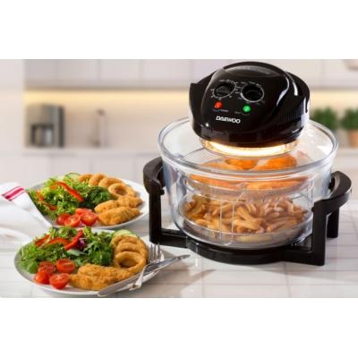 Daewoo Electricals 2 In 1 Deluxe Halogen Air Fryer 12L With 5L Extender Ring 1300W SDA1032