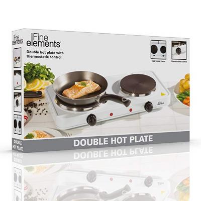 Fine Elements Daewoo Double Hot Plate Multi-coloured 2500W SDA1676