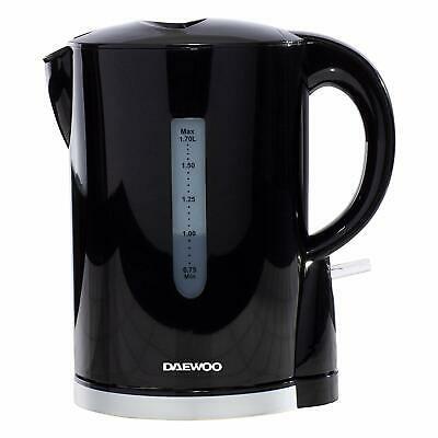 Daewoo Plastic Kettle Black 1.7L