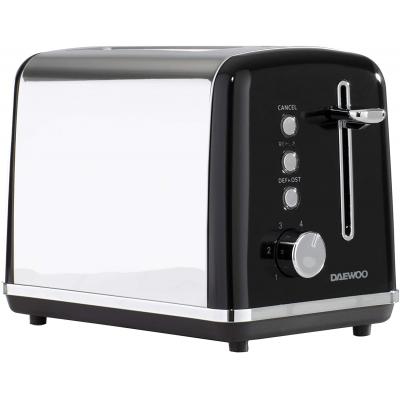 Daewoo Two Slice Toaster Black SDA1687GE