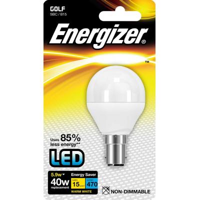 Energizer LED Golf Bulb Opal White 5.90W 220-240V