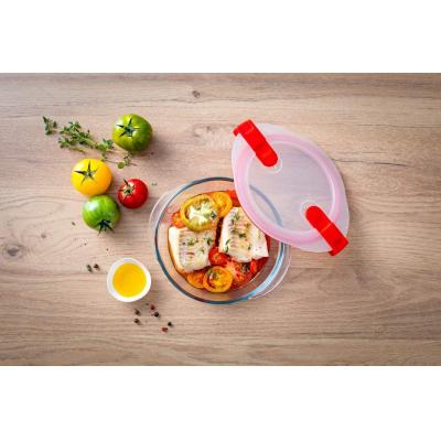Pyrex Cook And Heat Round Roaster With Vented Lid Transparent 0.35Ltr
