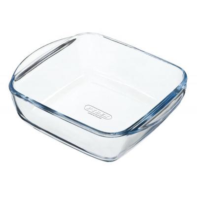Pyrex Cook And Heat Square Roaster With Vented Lid Transparent 1Ltr