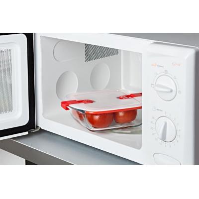 Pyrex Cook And Heat Square Roaster With Vented Lid Transparent 1Ltr